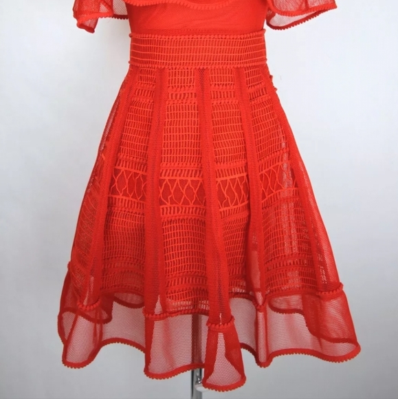 Maje Rosalie Red Dress - Picture 7 of 10